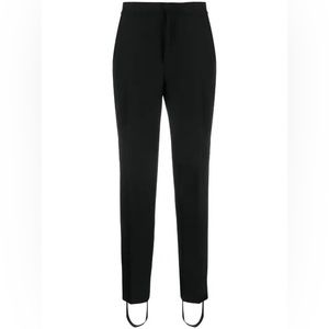 NWT WARDROBE.NYC Stirrup Wool Trousers Black
